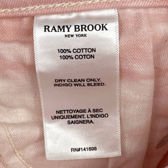 Ramy Brook Katie Tie-Dye Ankle Cropped Jeans NWT Size 23 MSRP $245 - Picture 8 of 9